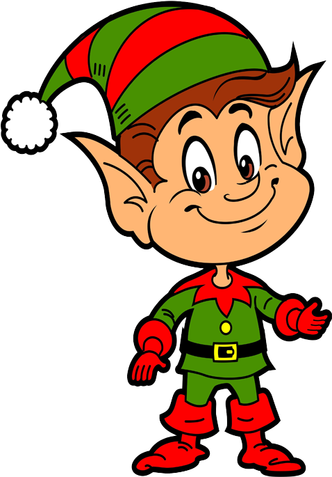 Clipart Freeuse Library Naughty Or Nice Scanner App - Christmas Elf Embroidery Design (500x894), Png Download