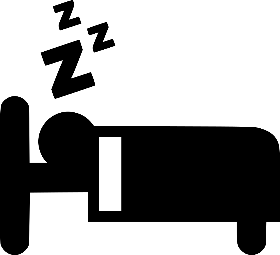 Bed Sleep Svg Icon - Sleep Png (980x894), Png Download