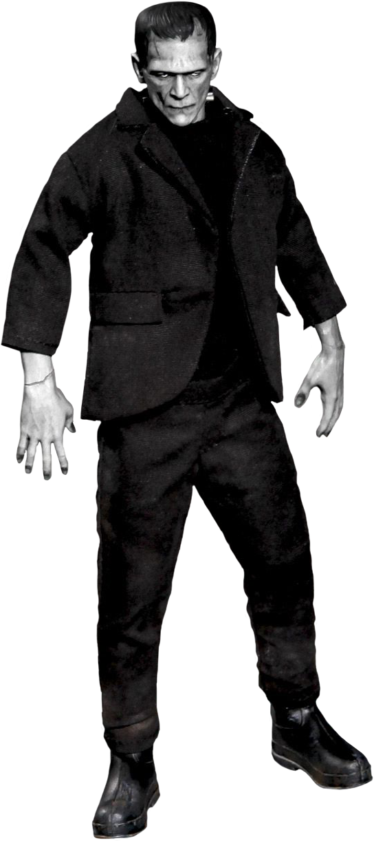 Frankenstein - Mezco Toys One-12 Collective: Frankenstein Action Figure (579x1239), Png Download