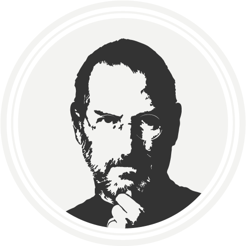 Steve Jobs (500x500), Png Download