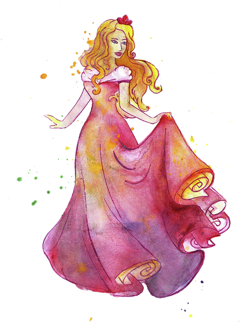 Click And Drag To Re-position The Image, If Desired - Sleeping Beauty (560x700), Png Download