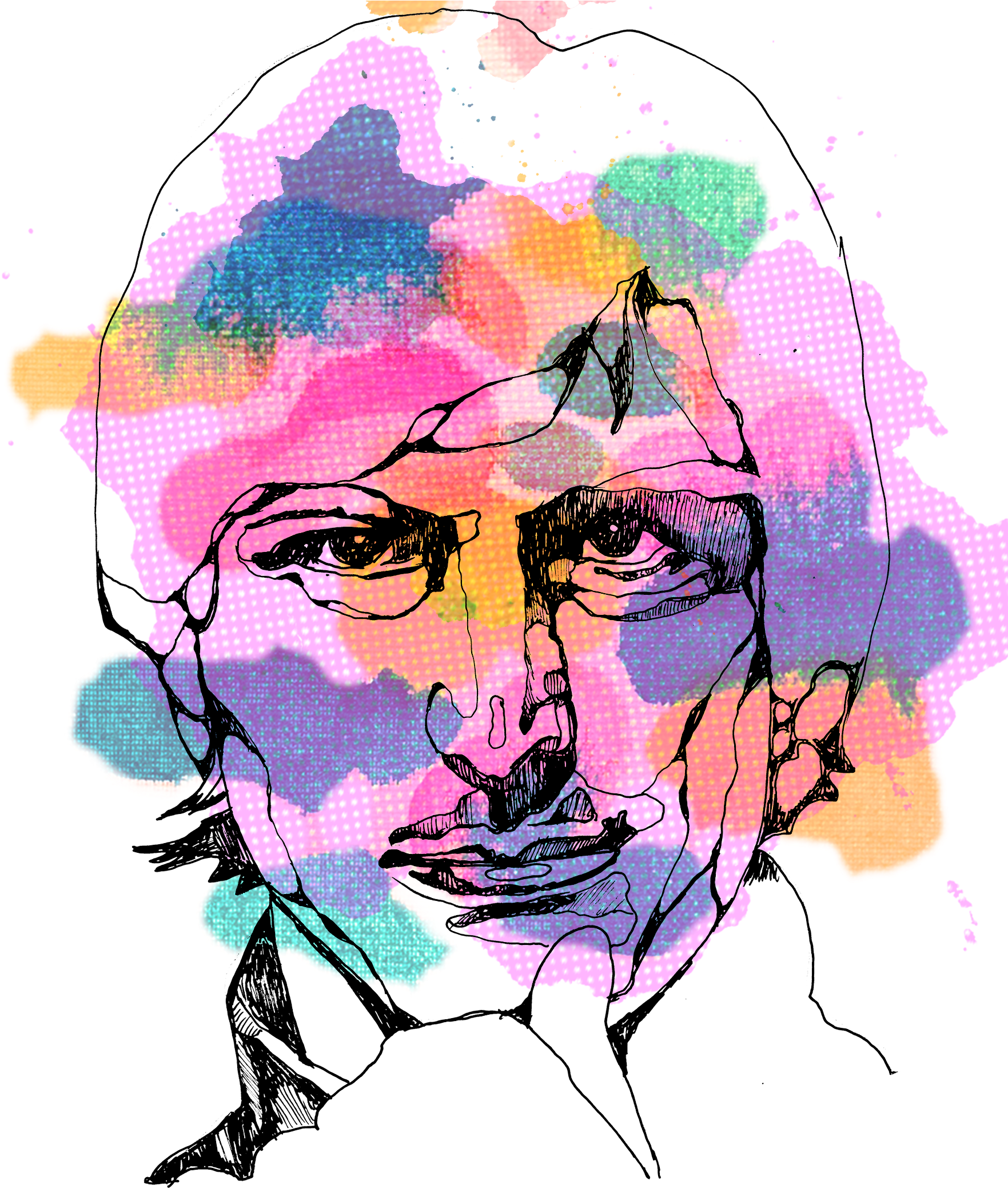 Steve Jobs - Poke (1800x2109), Png Download