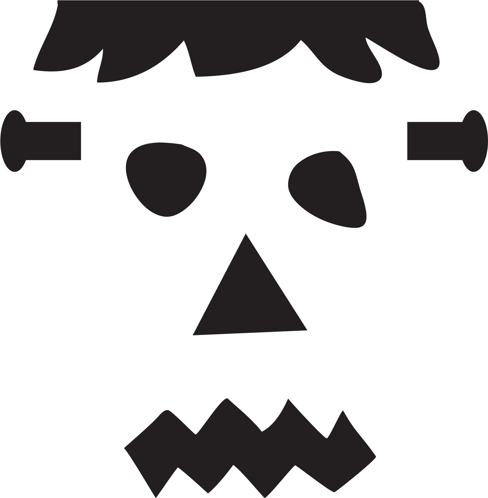 Clipart Transparent Library Collection Of Black And - Decal (1875x1875), Png Download