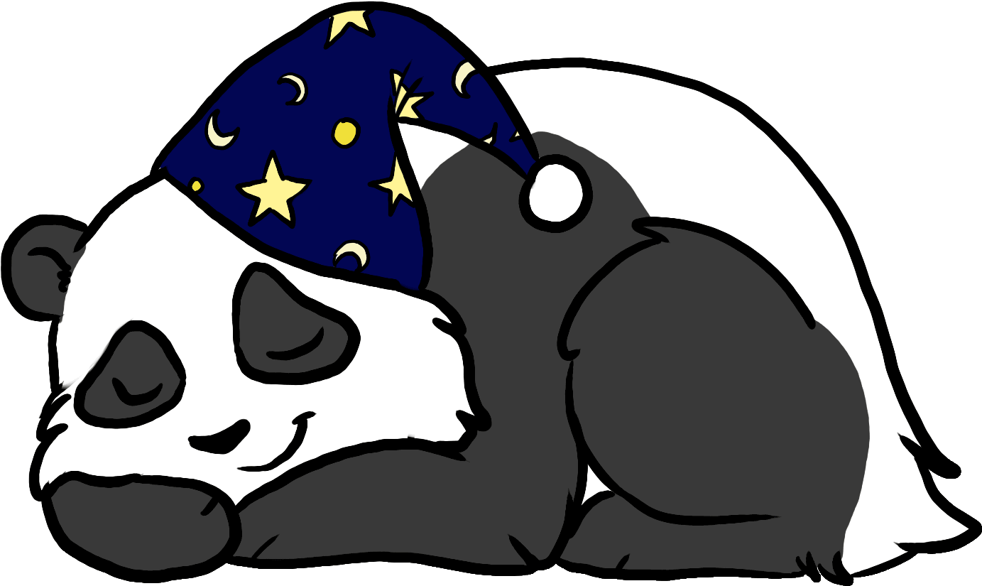 Collection Of Free Panda Transparent Sleeping Download - Sleeping Panda Png (1905x1233), Png Download