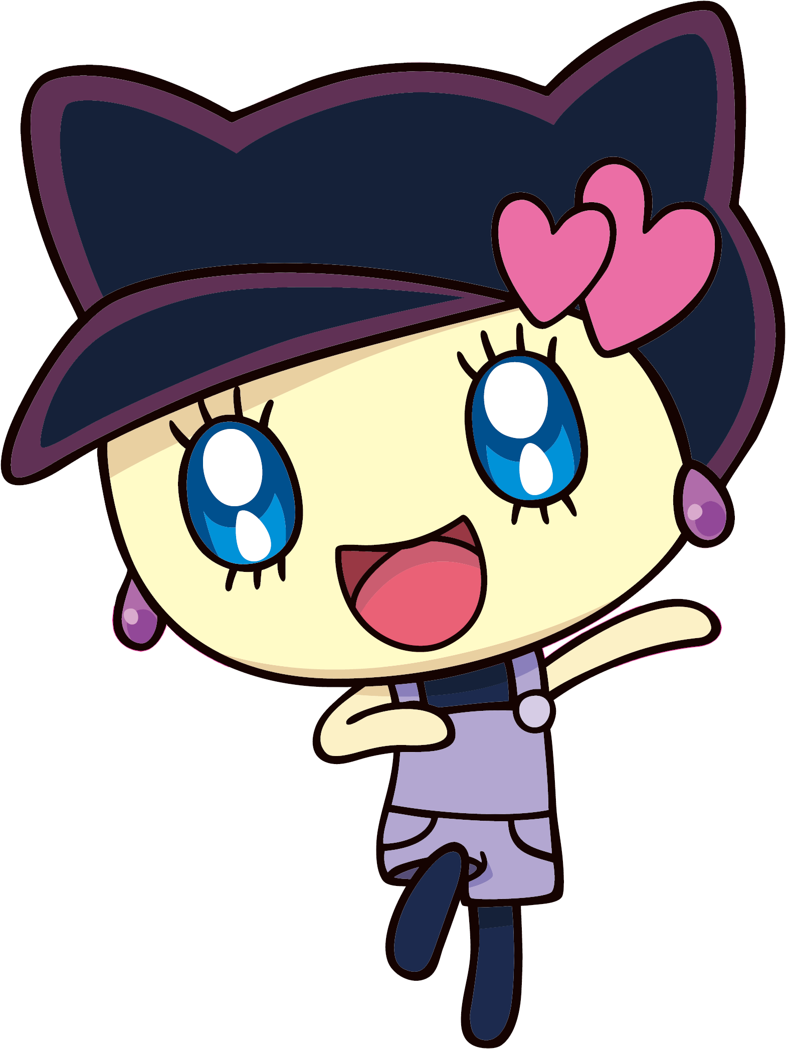 Melodytchi Tama-heart - Png - Tamagotchi Characters Png (1568x2091), Png Download