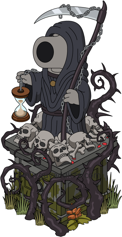 Death Brian Frankenstein Mystery Box - Family Guy Quest For Stuff Halloween (400x780), Png Download