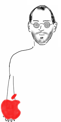 Steve Jobs And His Ipad - Steve Jobs (300x450), Png Download