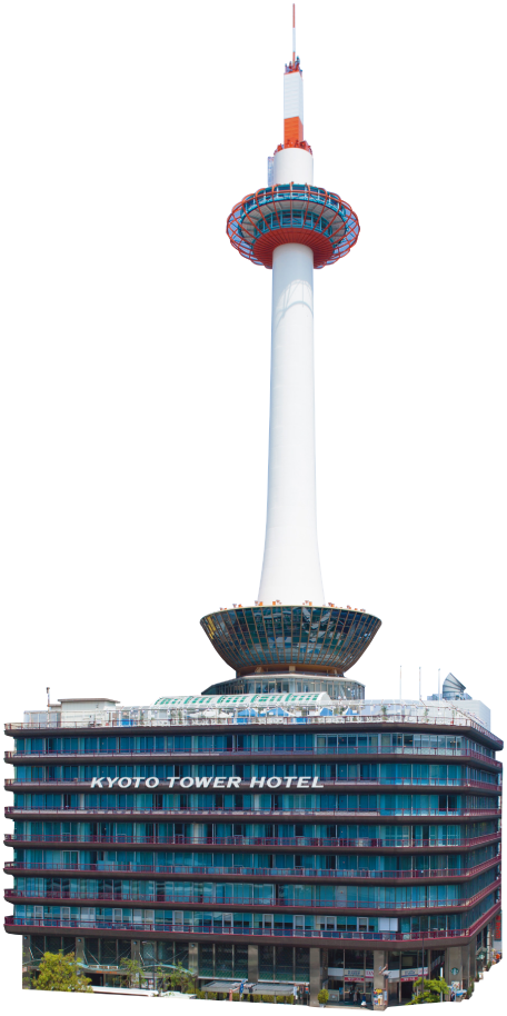 Kyoto Tower - Png Tower (456x914), Png Download