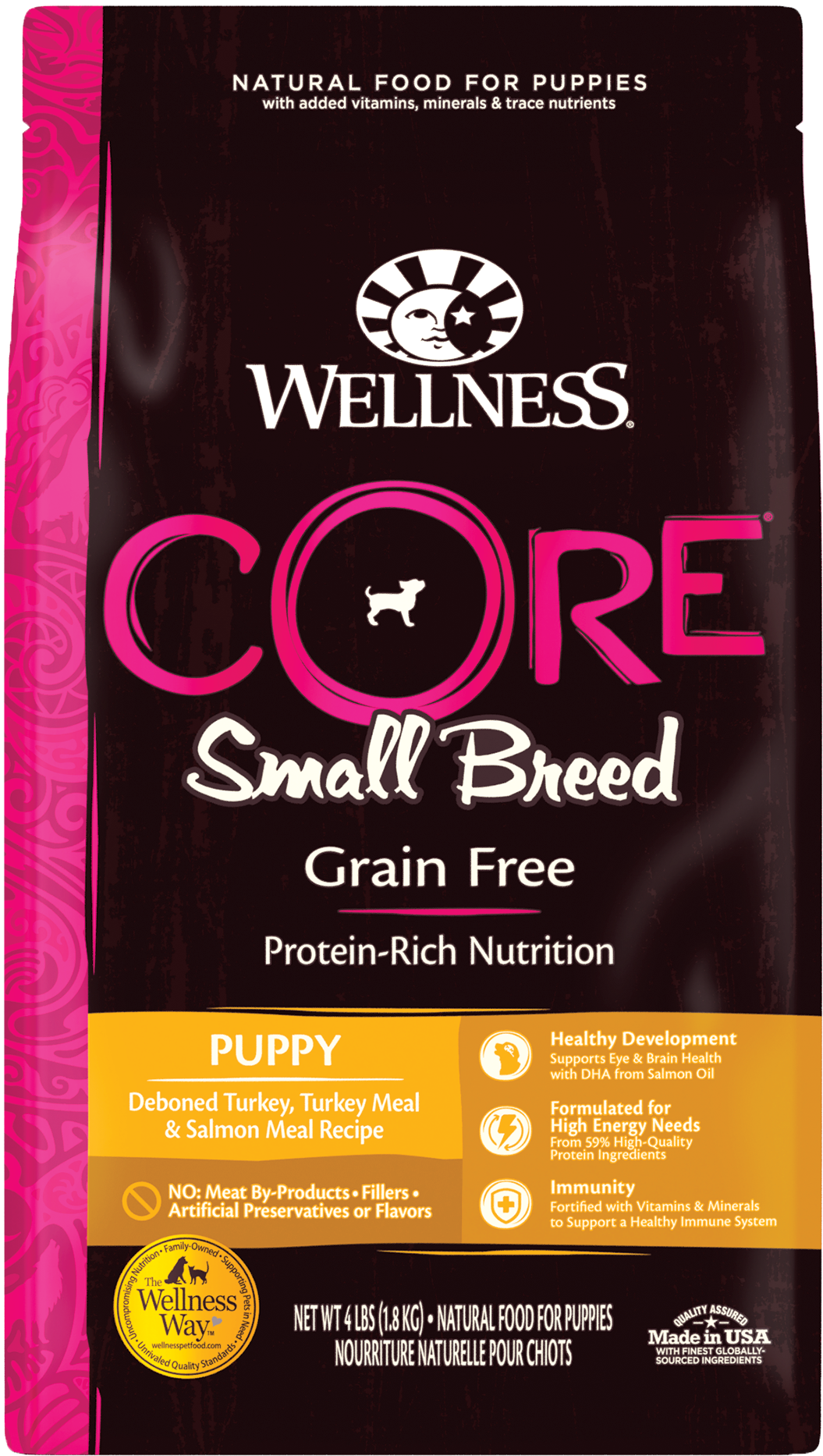 Wellness Core Small Breed Puppy Dry Dog Food - Wellness Core Small Breed Puppy (2000x2000), Png Download
