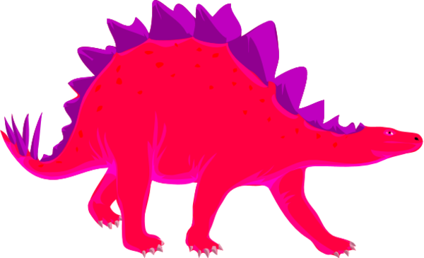 Small Dinosaur Clipart - Dinosaur Clip Art (600x365), Png Download