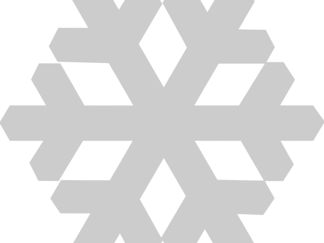 Grey Snowflake Cliparts - Szablony Do Sztucznego Śniegu (640x480), Png Download