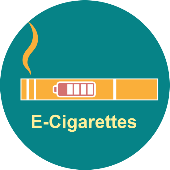 E-cigarette Button - Electronic Cigarette (550x550), Png Download