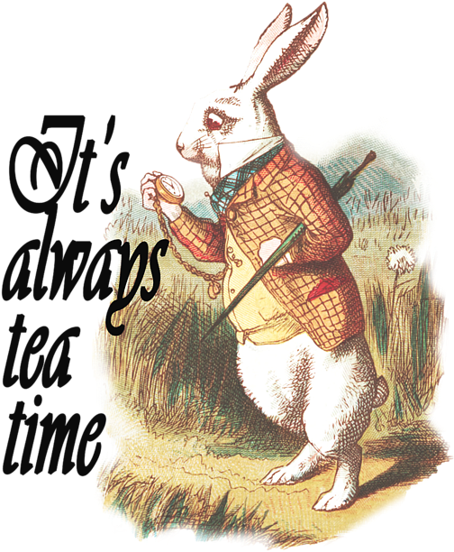 Bleed Area May Not Be Visible - Alice In Wonderland White Rabbit (560x700), Png Download