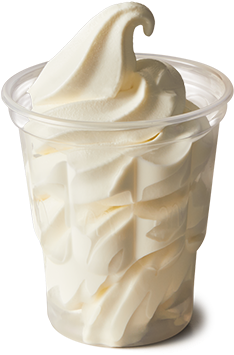 Plain Sundae - Mcdonalds Plain Sundae (700x480), Png Download