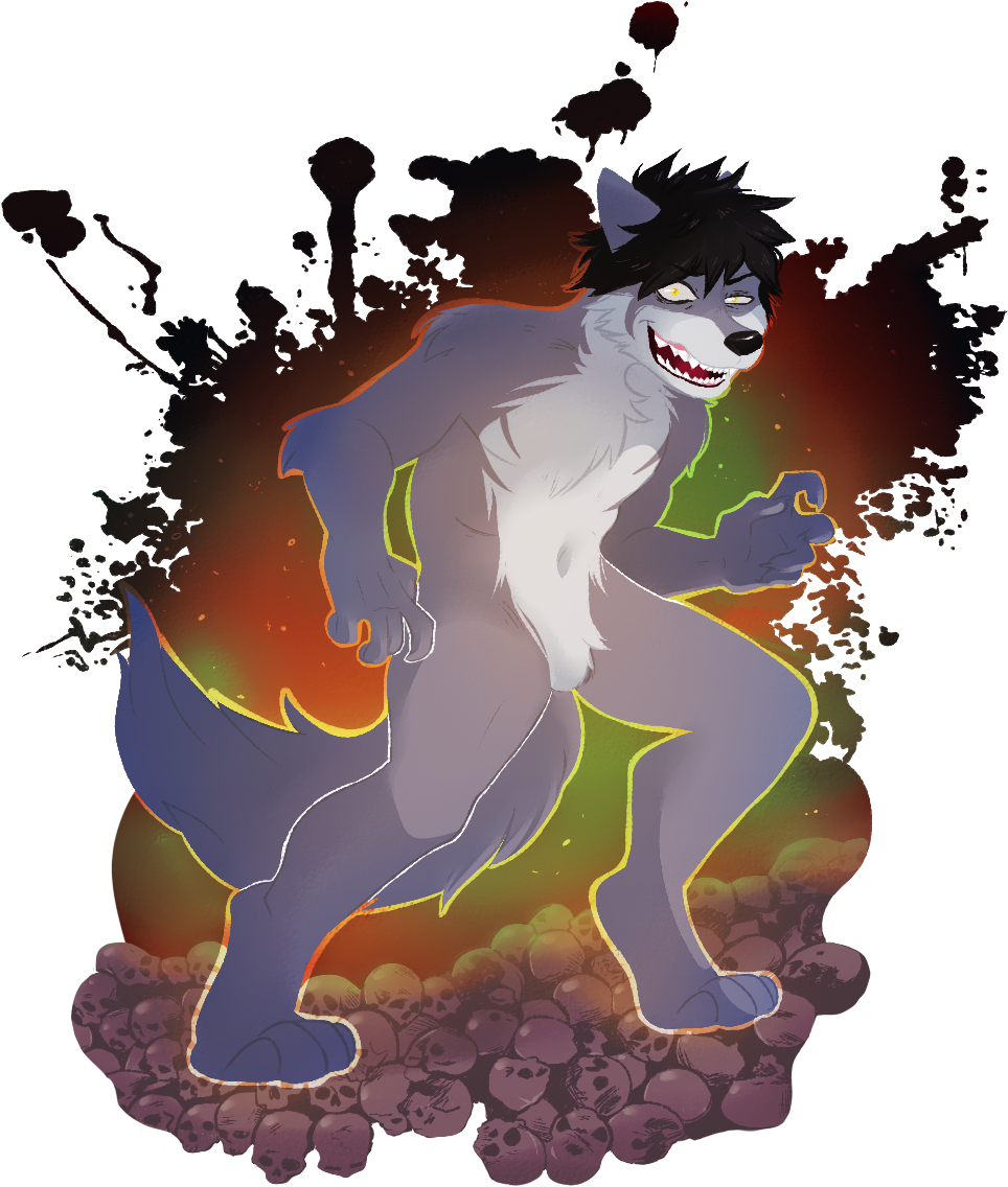 Commission - Skull Pile - Illustration (986x1141), Png Download