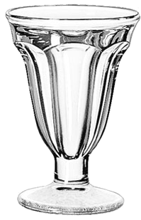 Ice Cream Sundae/dessert Dish - Libbey 6-1/4 Oz. Glass Sundae Dessert Dish 5315 (376x338), Png Download