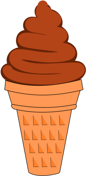 Ice Cream Cones Sundae Chocolate Ice Cream - Chocolate Ice Cream Clipart (563x750), Png Download