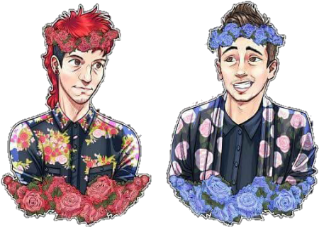 Twenty One Pilots, Josh Dun, And Tyler Joseph Image - Fanarts Twenty One Pilots (480x369), Png Download