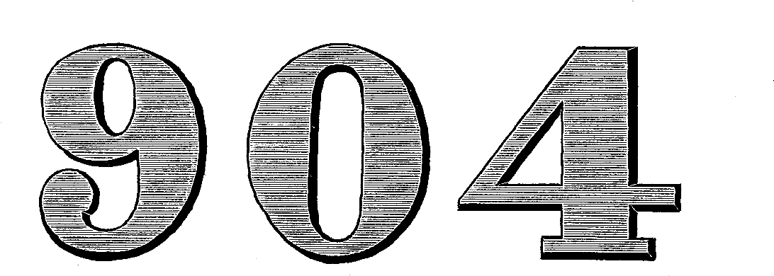 Digital Stamp Design - House Number Png (1225x610), Png Download