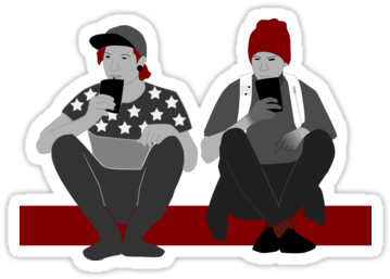 Stressed Out, Twenty One Pilots, And Josh Dun Image - Twenty One Pilots Stressed Out Transparent (375x360), Png Download