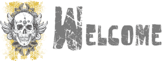 Pile Of Skulls Patches - Toilet Tattoos Tt-1116-r Skull Grunge Decorative Applique (579x231), Png Download