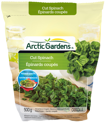 Spinach - Arctic Gardens Frozen Spinach (389x456), Png Download