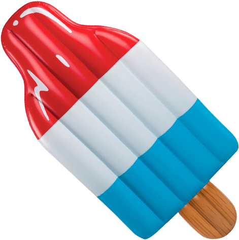Giant Ice Pop Pool Float - Bigmouth Inc. Giant Ice Pop Pool Float (574x499), Png Download