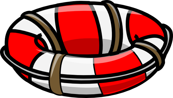 Float Clip Art - Life Preserver Clip Art (600x342), Png Download