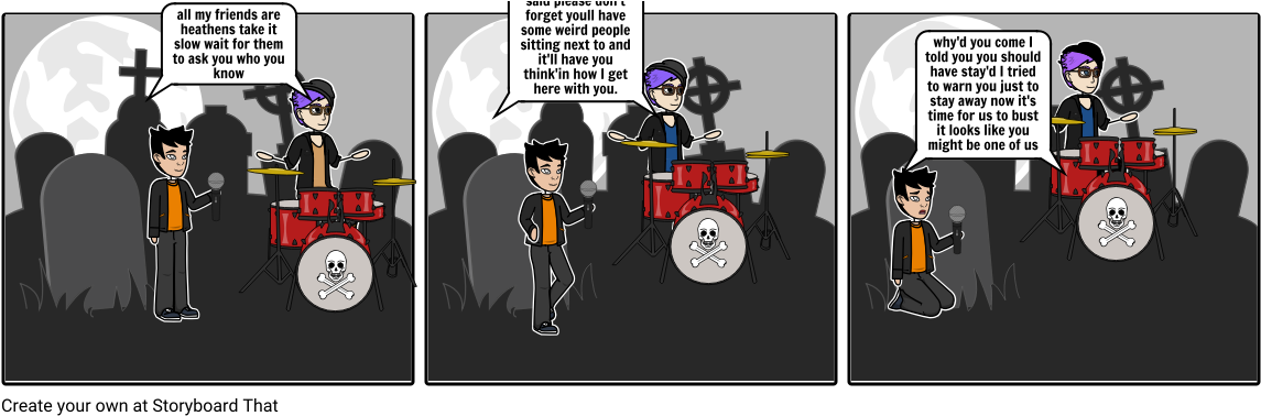 Twenty One Pilots Concert By Noah - Cartoon (1164x385), Png Download