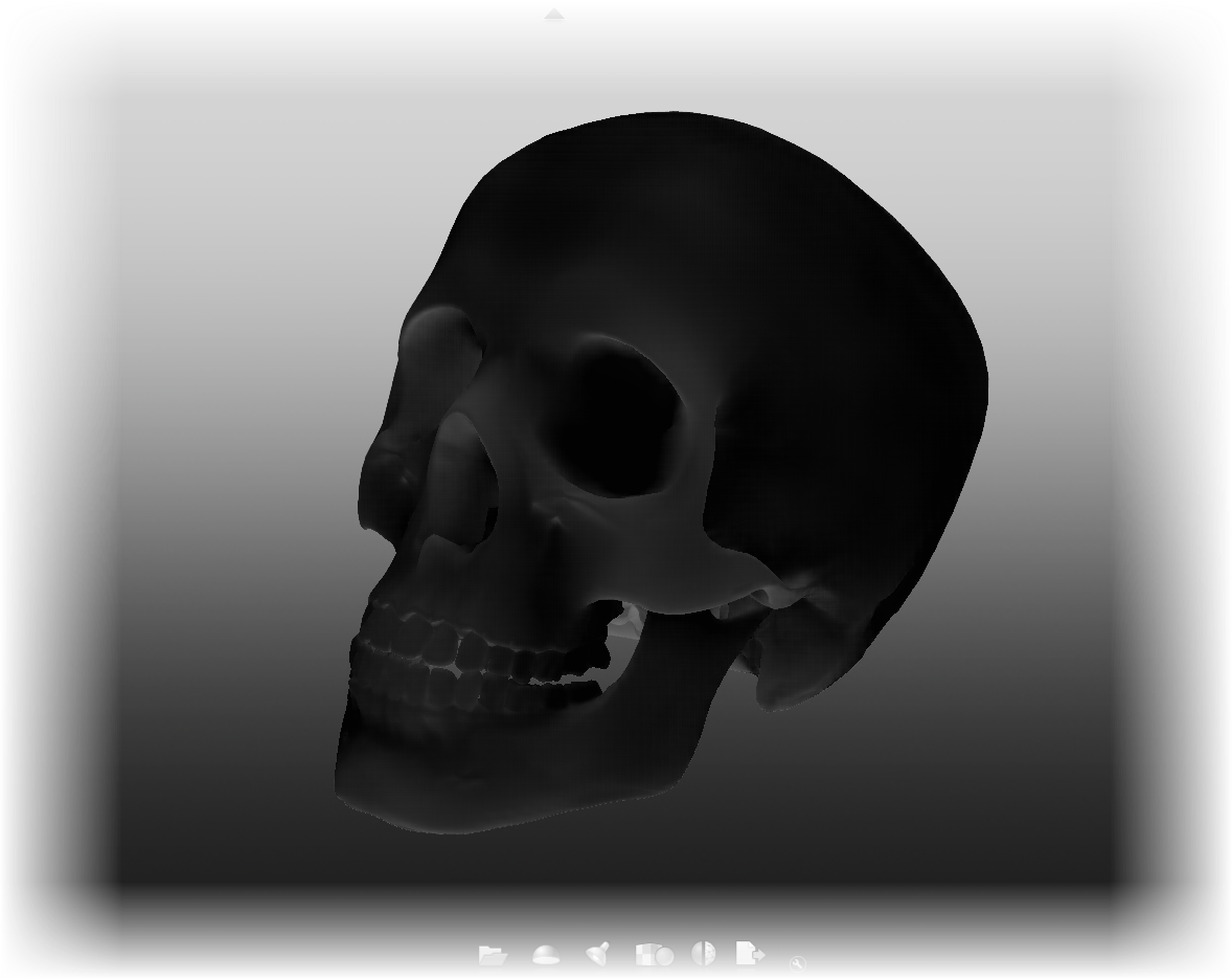 This Skull Shouldn't Look This Dark - Skull (1178x935), Png Download