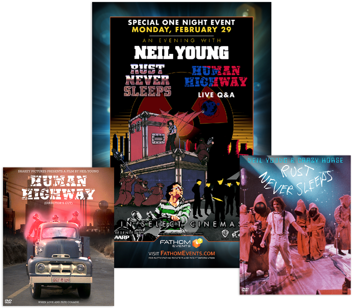Neil Young And Crazy Horse: Rust Never Sleeps (dvd) (800x800), Png Download