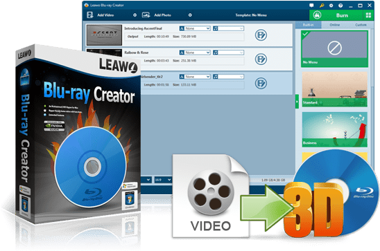 Blu Ray Creator - Leawo Blu-ray Creator, Download Version (579x395), Png Download