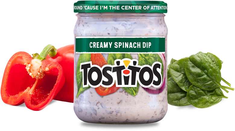 Tostitos® Creamy Spinach Dip - Tostitos Creamy Spinach Dip (900x600), Png Download