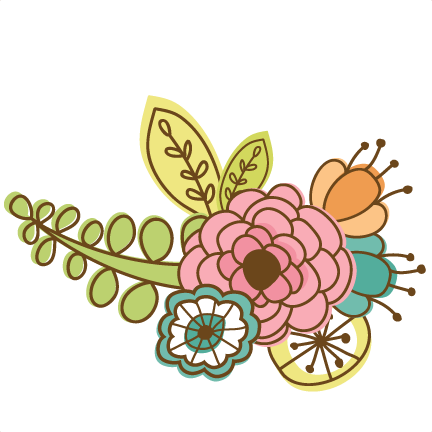 Flowers Svg Cutting Files - Doodle Clip Art Png (432x432), Png Download