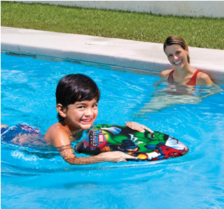 Marvel Kickboard - Swimways Star Wars 17" Fiberclad Kickboard And Bodyboard (484x300), Png Download