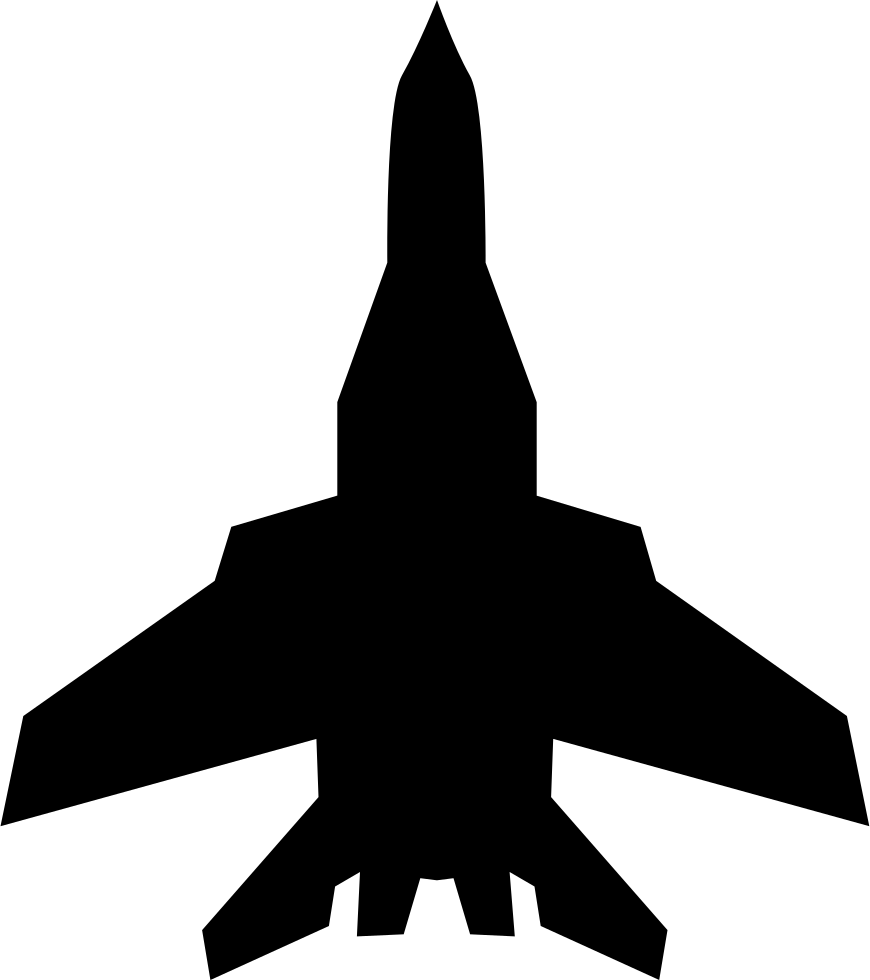 Download Airplane Black Silhouette Silhouette Fighter Jets Png Image With No Background Pngkey Com