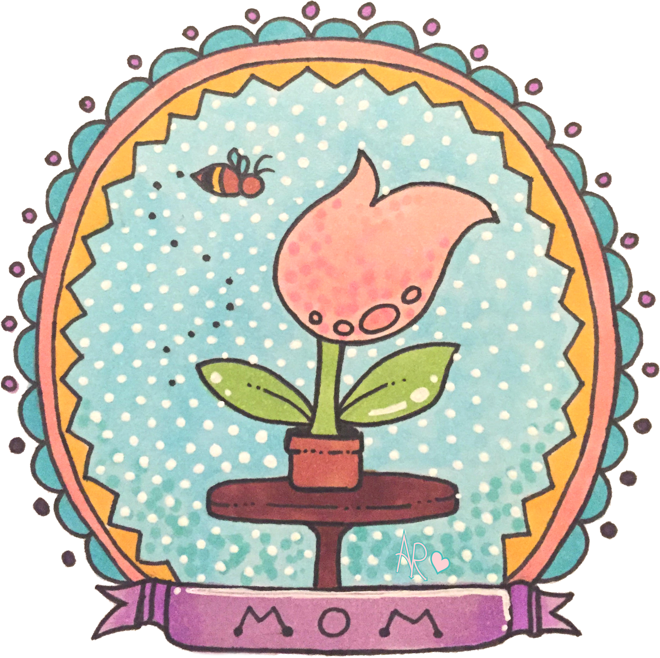 Doodleflower-complete (2133x2126), Png Download
