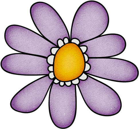 Jfial Doodle 04 - Black-eyed Susan (500x453), Png Download