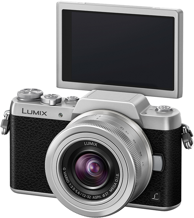 Panasonic Reveals Lumix Dmc-gf7 With Tilting Lcd - Camera With Articulated Lcd (788x788), Png Download