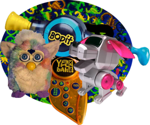 My Edit 90s Nostalgia Furby Toys Png Transparent Bop - 90s Toys Transparent Pngs (500x416), Png Download