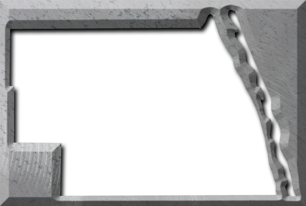 A Map Of Indian River With The Map Area Carved Out - River (1024x689), Png Download