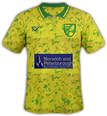 Norwich City 90s - Football (414x414), Png Download