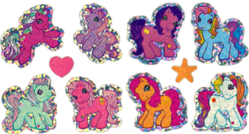 90s, My Little Pony, And Png Image - My Little Pony G3 Stickers (500x270), Png Download