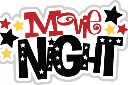 Popcorn Clipart Movie Night - Movie Night (450x300), Png Download