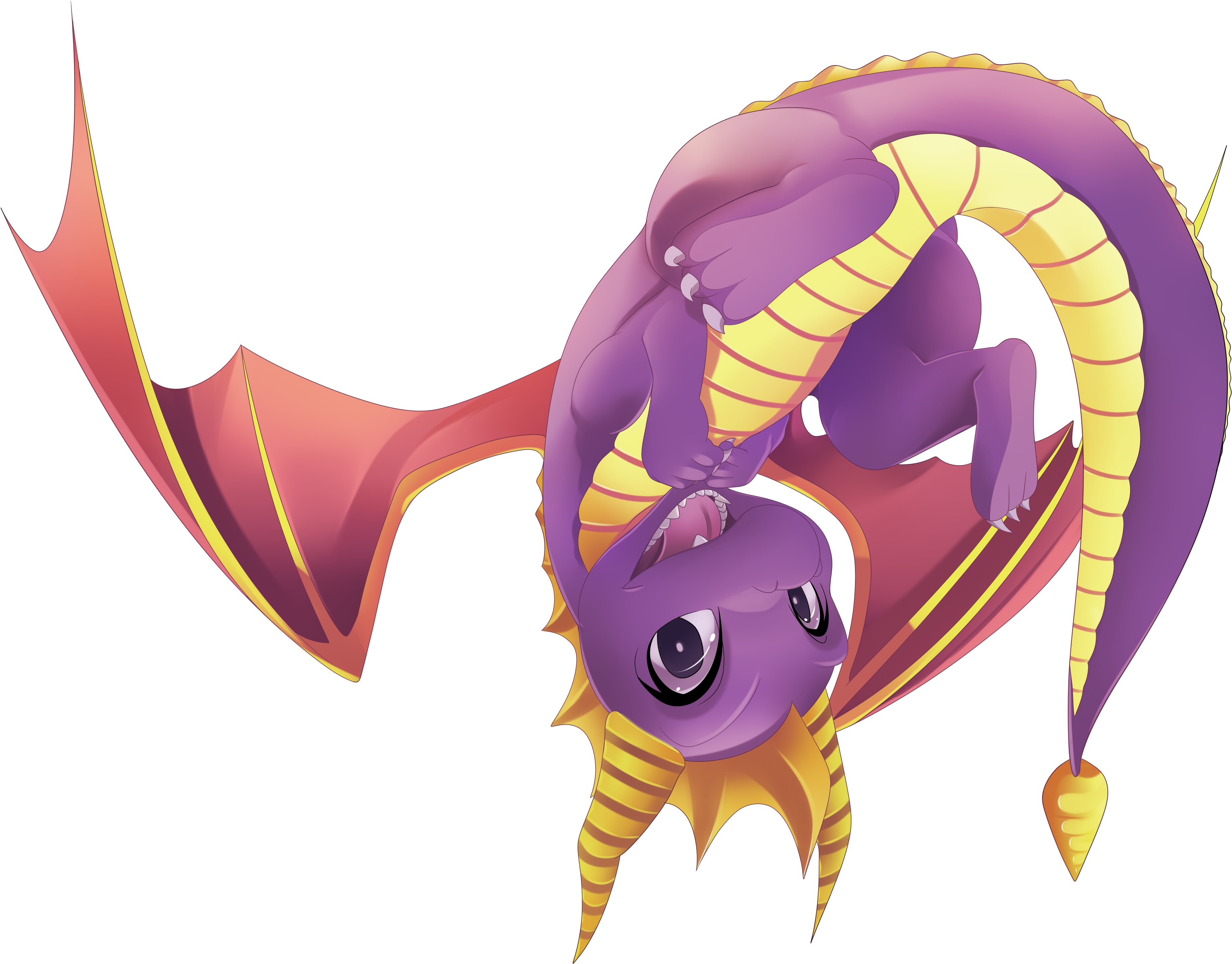 Spyro The Dragon Spyro Bakgrund - Spyro (3918x3065), Png Download