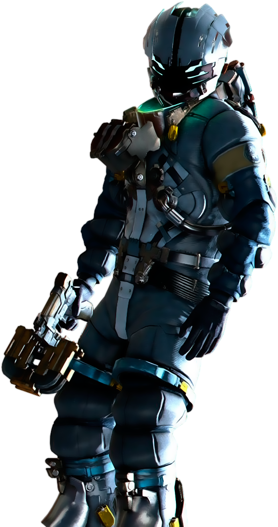 Isaac Clarke By Ivances * - Dead Space 3 Isaac Png (550x1042), Png Download