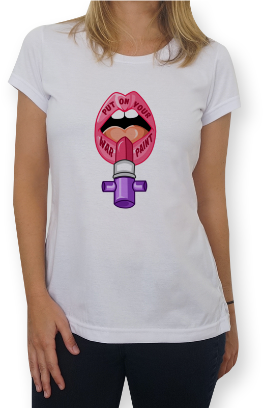 Camiseta Pink Hair Surfer Girl De Patricia Sodréna - Feminism (450x450), Png Download