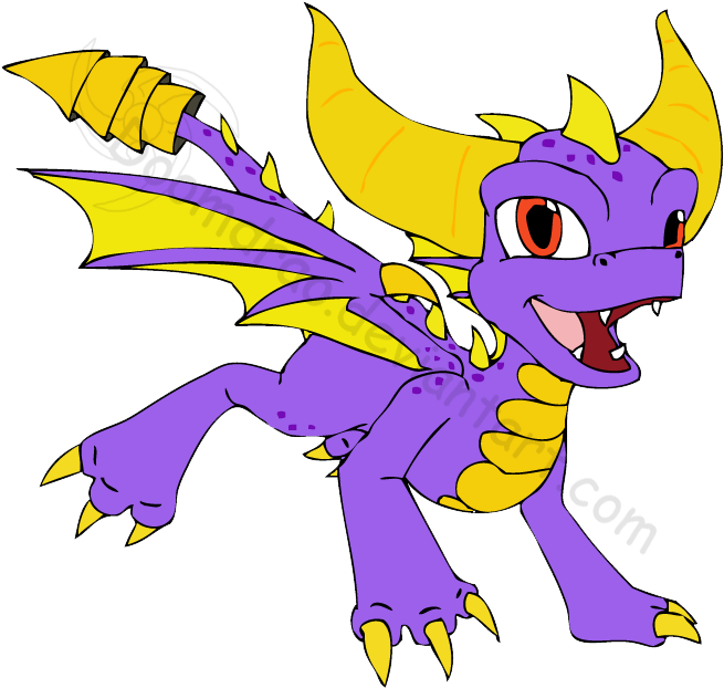 Skylanders Spyro By Doomdrao On Deviantart Jpg Transparent - Spyro The Dragon February 15 2018 (800x686), Png Download