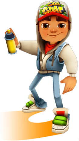 Games - Subway Surfers Characters (261x463), Png Download