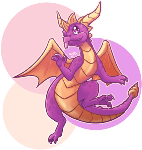 Ptgigi - Spyro (528x536), Png Download